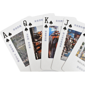 ไพ่โป๊กเกอร์ชุดไพ่แบบปรับแต่งได้ทั้งด้านบวกและด้านลบ - Product Image 1