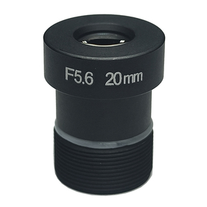 Zhongwei 0.1% การบิดเบือนต่ำ M12 S MOUNT 6ล้านพิกเซล F5.6 2/3 "FOV น้ำหนักเบาเลนส์20mm - Product Image 2