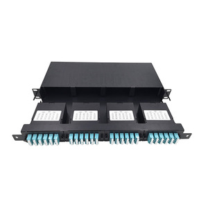 KEXINT MPO/MTP Cassette <strong>64</strong> Core for LC Quad Adapter Max Modular <strong>64</strong> <strong>Port</strong> Fiber Optic <strong>Patch</strong> <strong>Panel</strong> - Product Image 3