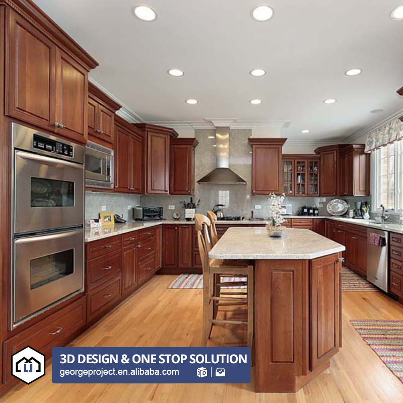 wood kitchen cabinet