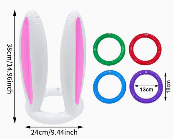 Lapin Rose+4 cercle