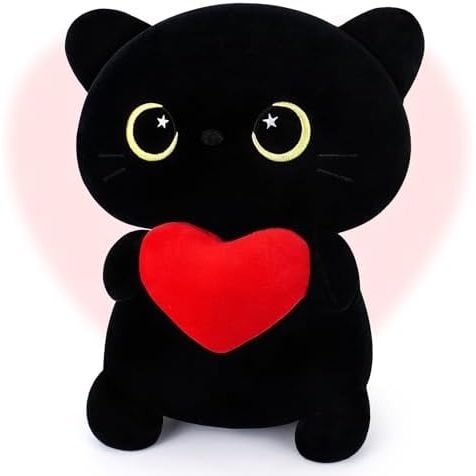 Black Cat Loveheart