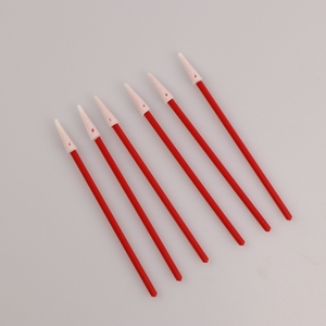 Temiz oda için 750 Lint ücretsiz kırmızı kolu sivri sünger sopa fabrika temiz pamuklu çubuk - Product Image 4