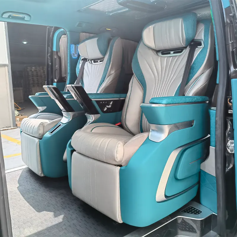 Эксклюзивная автокресло van Luxury vip, ультра мягкая губчатая светодиодная система управления для mercedes-benz sprinter vto v class v260 w447