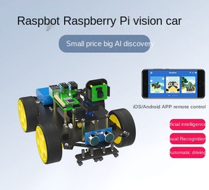 Ahududu PI 4B görsel araba kamera tanıma robotu AI Python programlama wifi