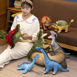 Simulation Dinosaur Plush <strong>Toys</strong> Triceratops Brachiosaurus Tyrannosaurus Rex Plush <strong>Toys</strong> Zoo Animal Plush <strong>Toys</strong> - Product Image 3