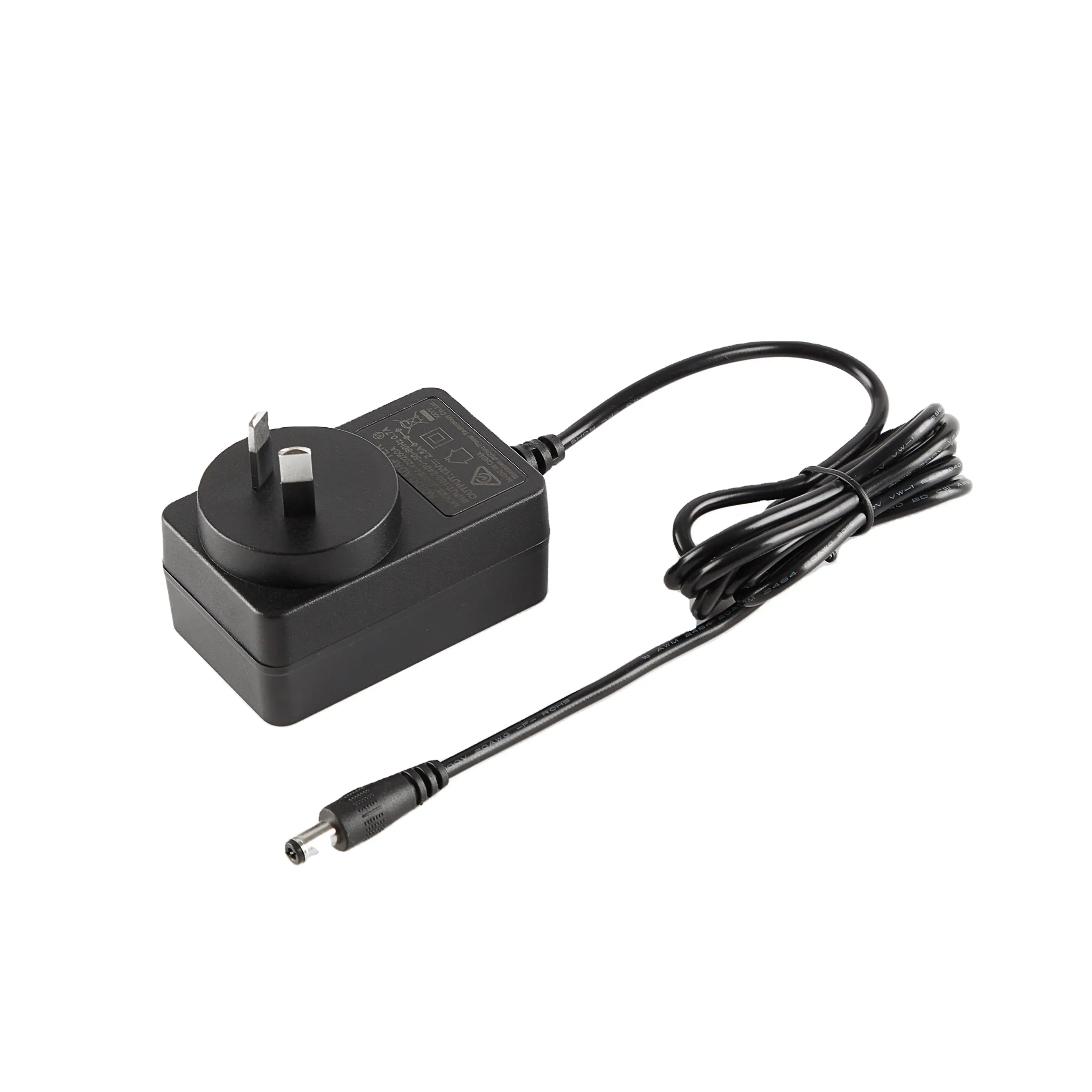 Adaptador de corriente montado en la pared 12V 24V fuente de conmutación variable DC 12a 19V 2.1a 1.75a AC 26W adaptador 2a para ordenador portátil cctv