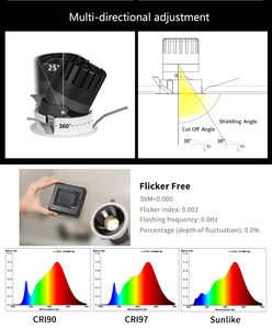 5-năm bảo hành hiện đại siêu độ sáng công suất cao 42 Wát Đèn Led Downlight - Product Image 4