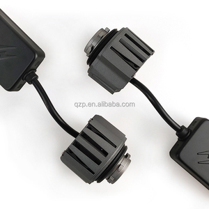 Otomatik aydınlatma aksesuarları FG2 LED çift renk 3000K/6500K sis işık sürüş işıkları ile Fan - Product Image 4