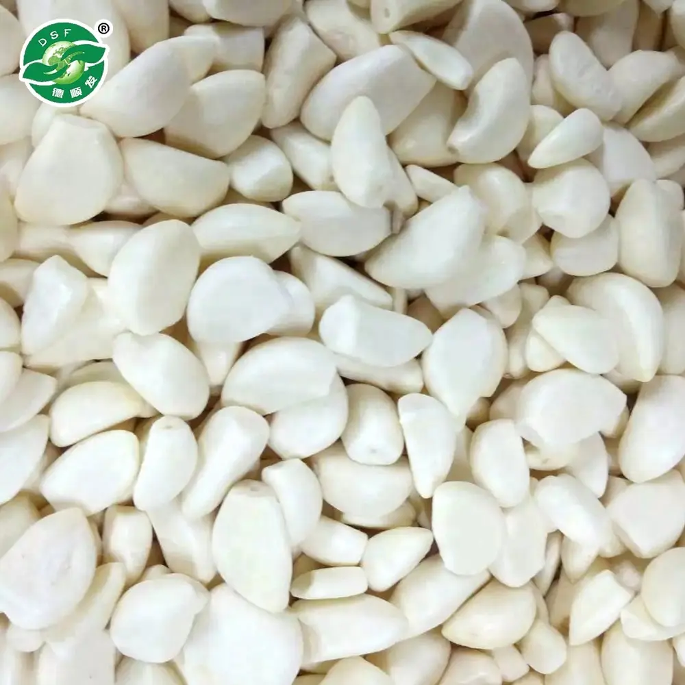 جديد المحاصيل حار مبيعات الصين أفضل الطازجة الطبيعي IQF الخضروات المجمدة الثوم