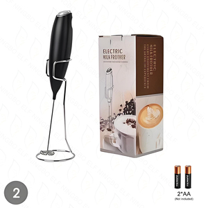 Giá rẻ <span class=keywords><strong>Mini</strong></span> Foamer OEM Pin thép không gỉ Whisk sữa Frother nhựa cà phê Trà Công cụ uống Máy xay sinh tố protein bột trộn - Product Image 2