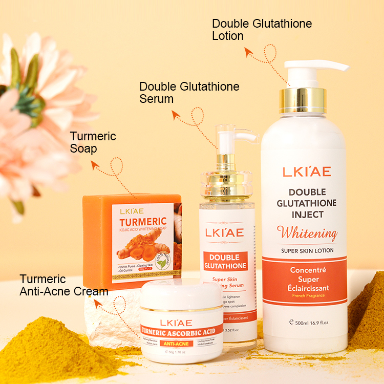 Set sbiancante alla curcuma