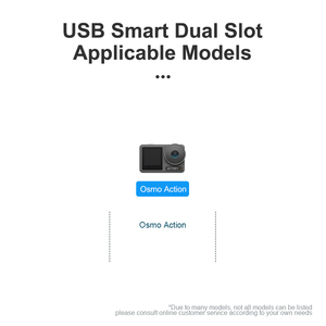 AB1デュアルバッテリー充電器LCD付きDJI OSMO ACTIONポータブルカメラ用バックアップバッテリー用DC使用量 - Product Image 5