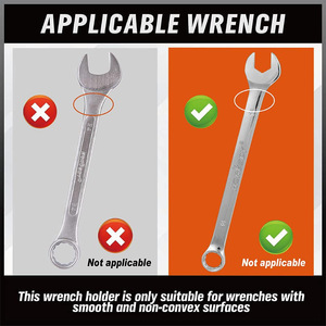 Tùy Chỉnh OEM Hỗ Trợ Hot Bán 2PC Nam Châm Cờ Lê Giá Có Thể Tháo Rời 12-Mảnh Thiết Lập Từ Khung Nhựa - Product Image 6