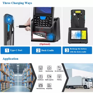 High Quality 4+64GB 4.5 Inch Industrial <strong>PDA</strong> <strong>Android</strong> 13 Rugged Handheld Mobile Terminal NFC WiFi <strong>QR</strong> <strong>Code</strong> <strong>Scanner</strong> for Stock - Product Image 4