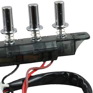 Piano Type Range Hood <strong>Switch</strong> 5 Pushbutton <strong>Keyboard</strong> for Household Appliances Made of Plastic Electric Source ROHS Certified - Product Image 3