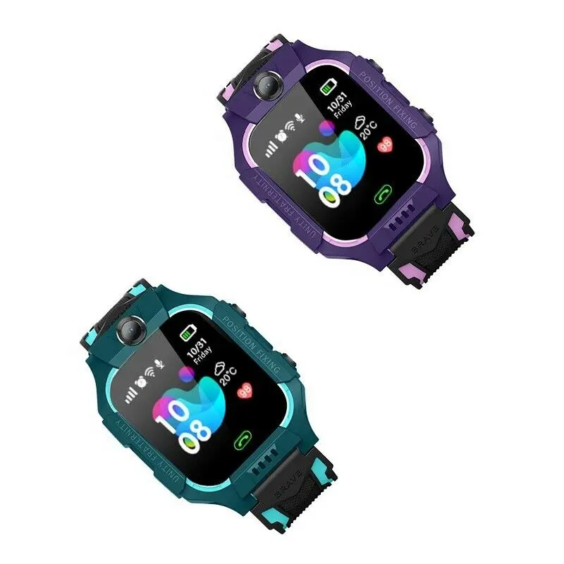 Reloj inteligente Z6 para niños, pulsera de seguridad con WiFi, posicionamiento, SIM, llamada bidireccional, SOS, impermeable, Q19 LBS, gran oferta