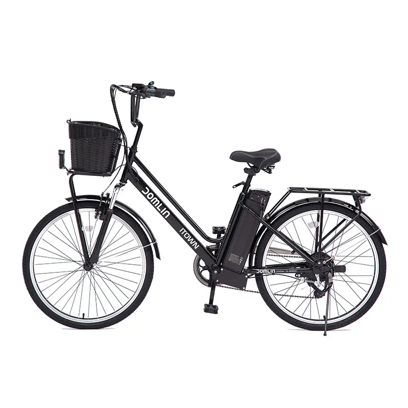 En iyi fiyat disk fren 1000W Eec elektrikli bisiklet 26 inç elektrikli şehir bisikleti bisiklet