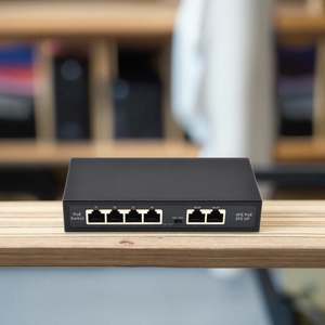 OEM ODM Smart POE Switch 4 + 2 RJ45 48V 100Mbps Ethernet Switch con 4 puertos para cámara IP - Product Image 6