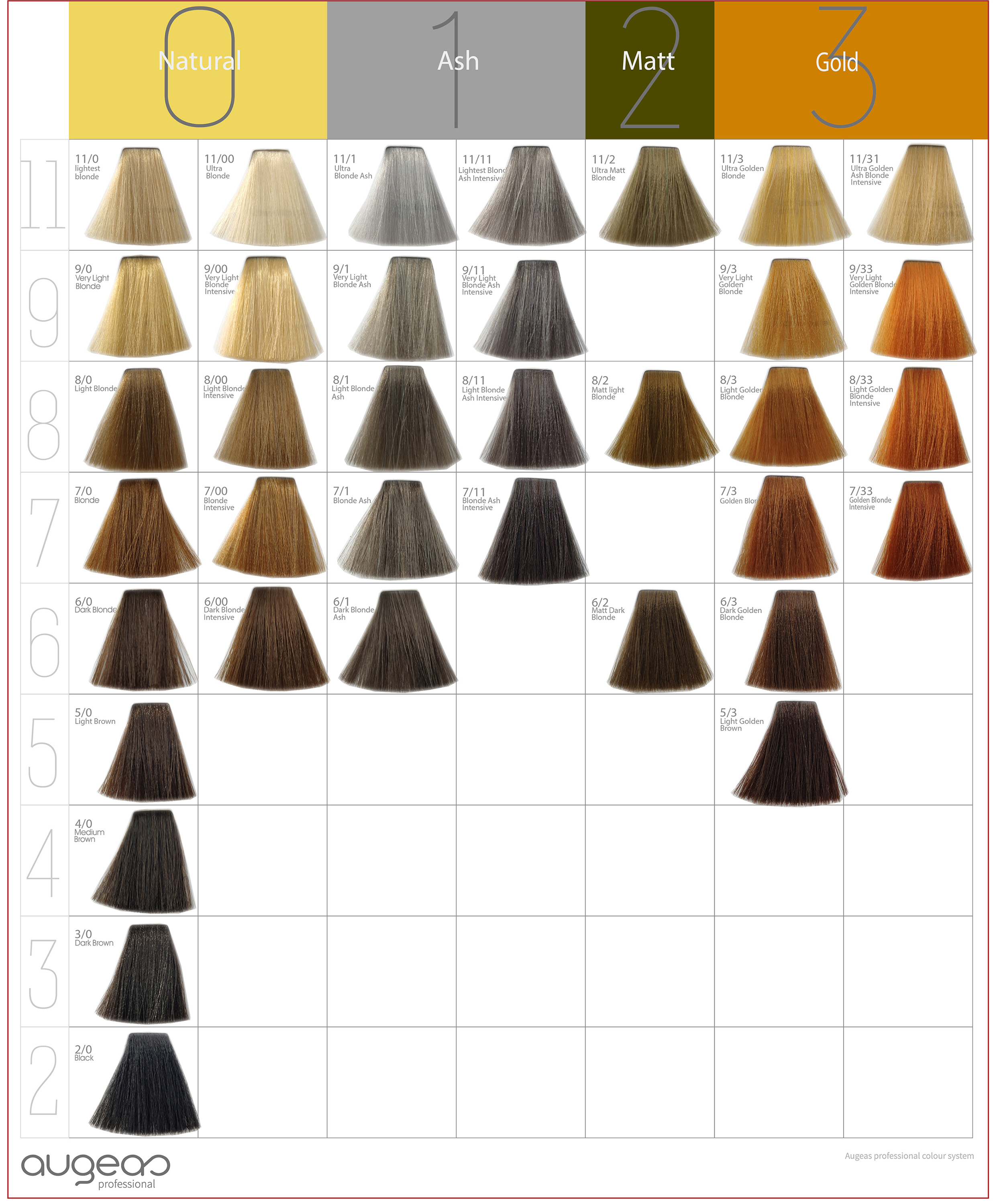 68 colors can be selected