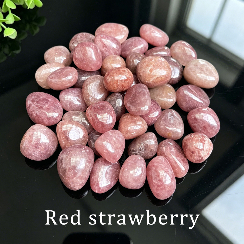 Red strawberry quartz