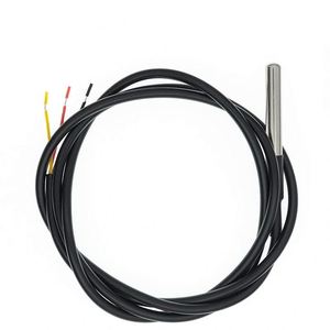 DS18B20 <strong>Temperature</strong> <strong>Sensor</strong> Module Kit Waterproof 100CM <strong>Digital</strong> <strong>Sensor</strong> Cable Stainless Steel Probe Terminal Adapter for <strong>Arduino</strong>