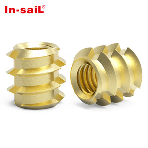 Quicksert mở rộng chèn với mặt bích rãnh nén giới hạn đồng thau - Product Image 2