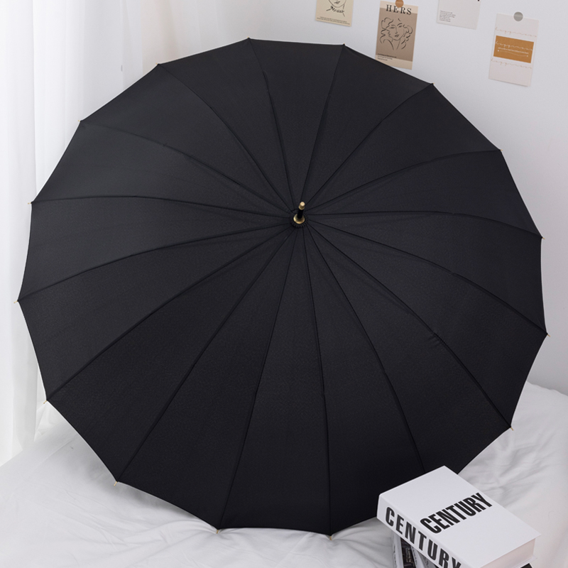 Parapluie droit 16k-noir