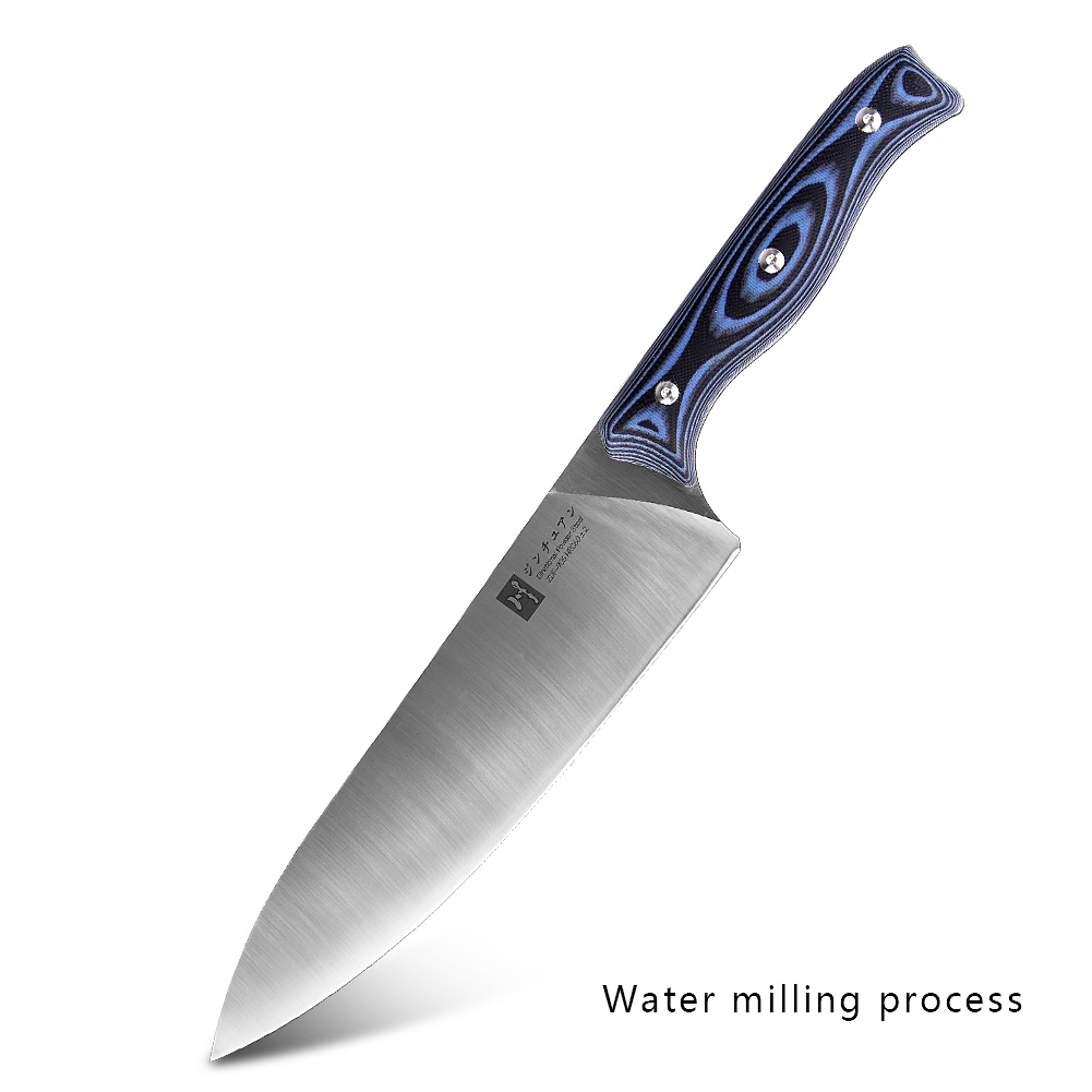 bleu + processus de broyage à l'eau