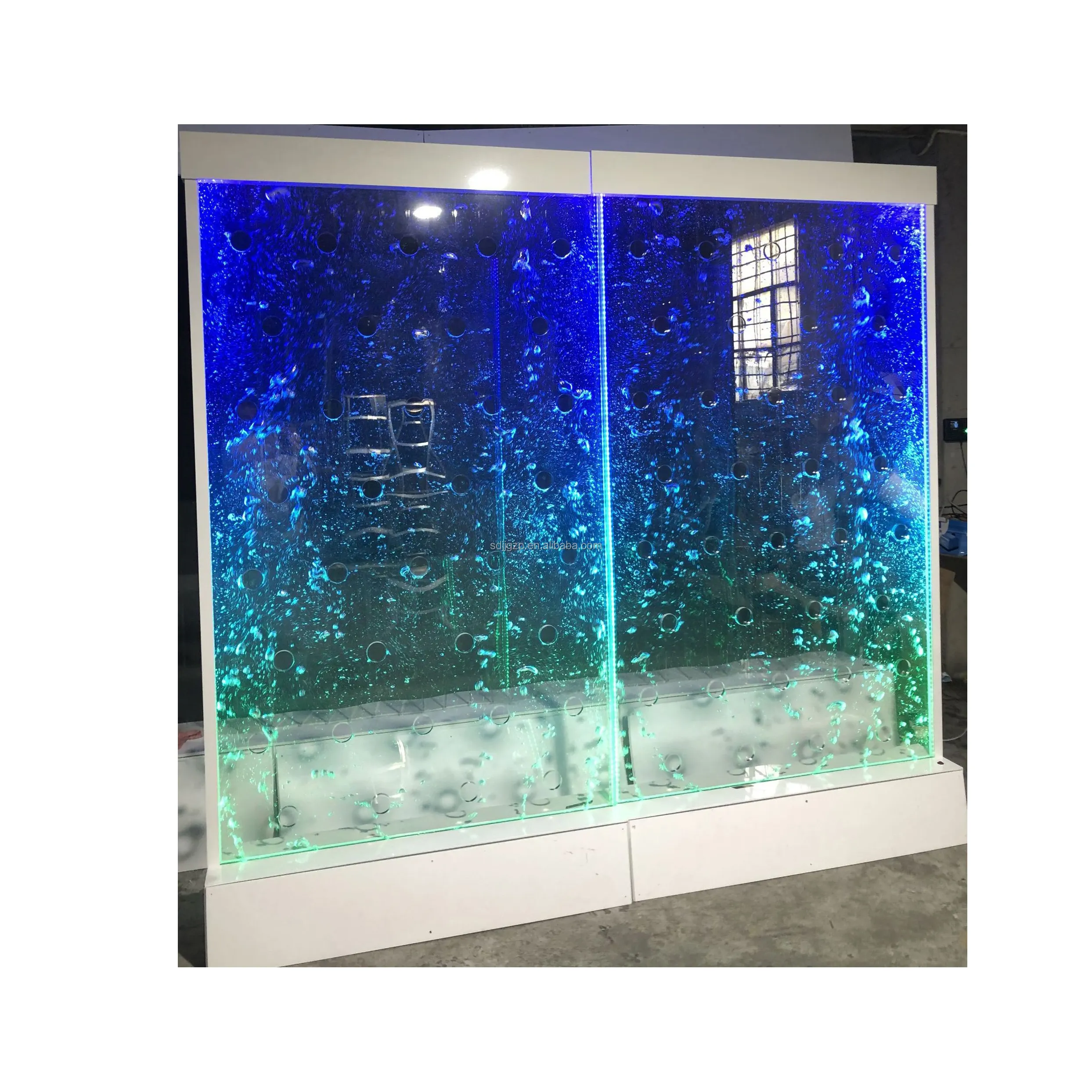 Cortina de agua de pared con burbujas, Partición de pared, pantalla de agua, pantalla de baile
