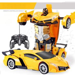 <strong>2025</strong> Transforming <strong>RC</strong> Car Cool Sports Car to Robot Remote Control Fun for Kids Durable Design Easy Transformation - Product Image 4