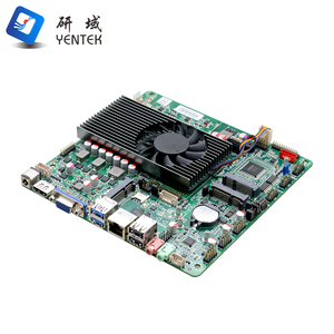 Mini placa base integrada Intel I5 3210M de doble núcleo HM77 DDR3 todo en uno placa base 2 HD VGA LVDS mini ITX placa base industrial
