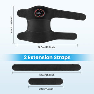 ताररहित स्मार्ट इलेक्ट्रिक घुटने पैड मालिश गर्म कंपन संयुक्त कोहनी कंधे लपेटें आरामदायक घुटने की मालिश बेल्ट - Product Image 5