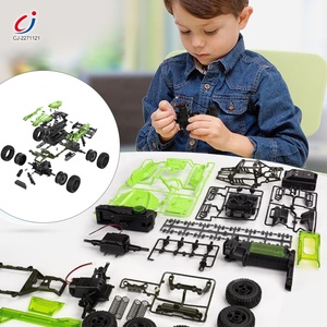 Chengji 3 in 1 2.4G RC off-road rc araba diy yapı taşları kiti 1:18 montaj çocuk oyuncakları uzaktan kontrol diy rc araba çocuk için - Product Image 2