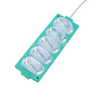 Green Car Side Lights, SMD <strong>Led</strong> Injection Module Len Narrow Beam <strong>12v</strong> 5leds <strong>4W</strong> 10538, Linear <strong>Led</strong> Module - Product Image 1