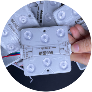 68x68mm 6leds Outdoor Waterproof IP67 Pixel RGB RGBIC Digital Magic <strong>Programming</strong> IP68 DC24V Led Module for Light Box