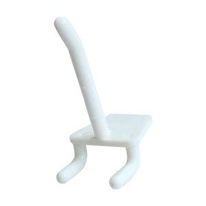 Benutzer definierte Supermarkt Einzelhandel geschäft Kunststoff Single Prong Peg board Hook für Merchandise Hanging Display