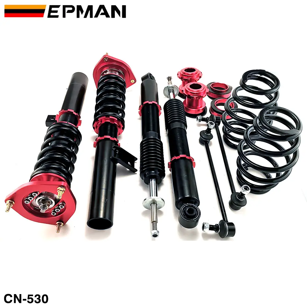 EPMAN Coilover Kit di abbassamento delle sospensioni ammortizzatore per Volkswagen VW 06-09 GTI/ 03-07 Golf MK5 CN-530