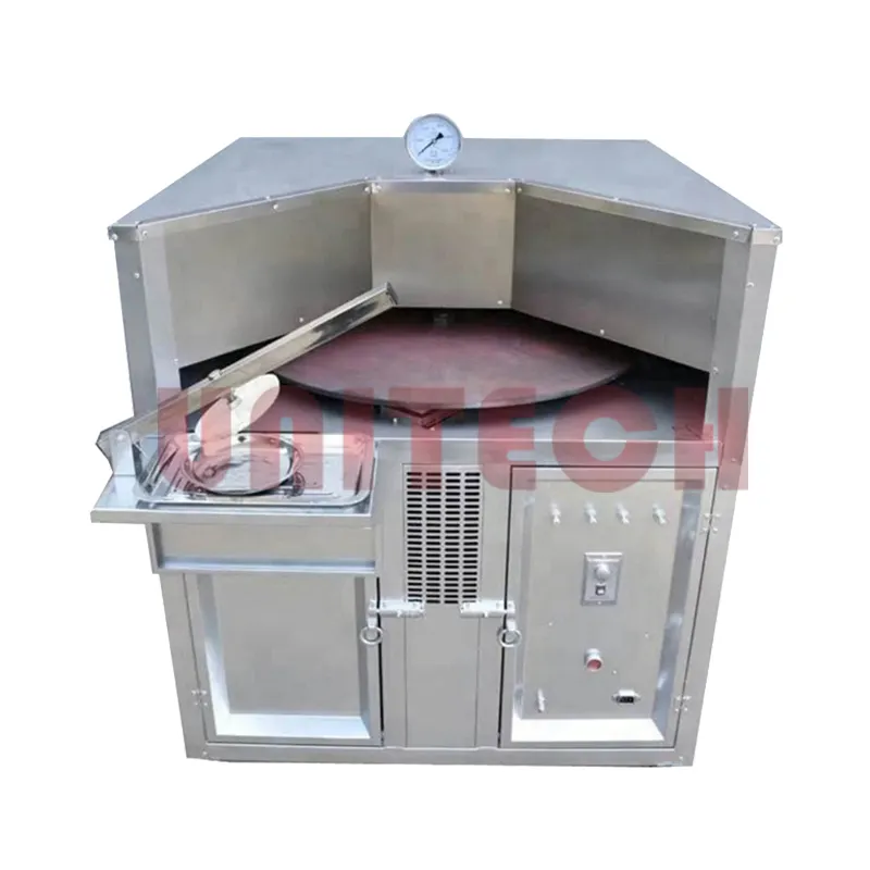 Automatic Flat Bread Gas Rotary Oven pita/arabic/naan/Iraqi /Lebanese bread/pizza round gas baking oven