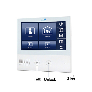 7 Inch Capacitive <strong>Touch</strong> Screen KNX Monitor <strong>with</strong> <strong>Touch</strong> Sensor <strong>Buttons</strong> Video Door Phone <strong>Intercom</strong> <strong>System</strong> for Apartments - Product Image 2