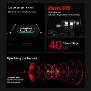 <span class=keywords><strong>Segway</strong></span> Ninebot ZT3プロ折りたたみ式電動スクーター70Kmレンジ32Km/最大速度大人用電動スクーター