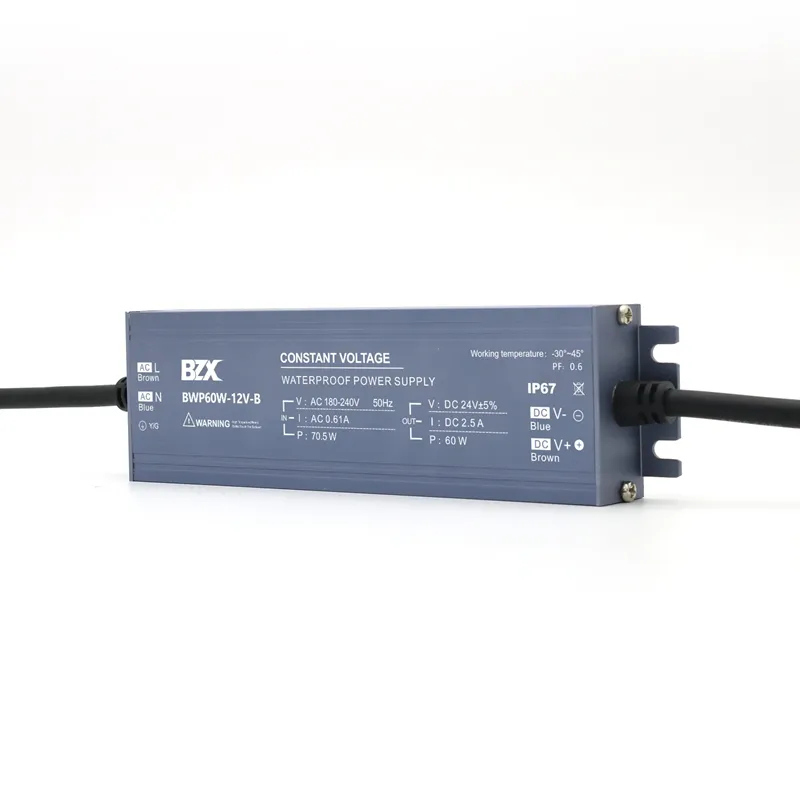 DC 12V 60W alimentatore Led trasformatore LED a tensione costante per esterni IP67 impermeabile per accessori modulo striscia di illuminazione a LED