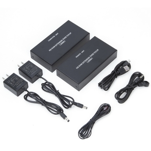 200M KVM USB Extender Over RJ45 CAT5e 6 Ethernet Network Cable <strong>TCP</strong>/<strong>IP</strong> Transmitter Receiver <strong>Converter</strong> - Product Image 1