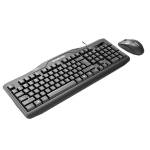 Logotipo personalizado de la computadora de negocios teclado con cable ratón Combo ruso con cable teclado y ratón conjunto - Product Image 3