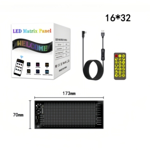 Pantalla LED a todo Color, pantalla publicitaria para ventana trasera de coche, aplicación Bluetooth, Control de mercado nocturno, pantalla LED suave adecuada para interiores - Product Image 2