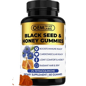 OLLI Preço por atacado Vegan Orgânico Preto Semente De Óleo Gummy Thymoquinone Preto Cominho Semente Nigella Sativa <span class=keywords><strong>Oil</strong></span> - Product Image 1