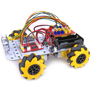 Omni direktion aler 4WD Serieller Bluetooth-Steuer getriebe motor Smart Car Kit Easy-Plug bunte XH2.54mm-Buchse für Arduino - Product Image 3