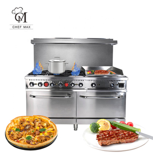 Commercial <strong>Gas</strong> Range 4 burner Sale Tabletop <strong>24</strong> Inch Six burner Ranges with Knob <strong>Oven</strong> Cookers Stove 6 burner <strong>Gas</strong> Range with <strong>Oven</strong> - Product Image 4