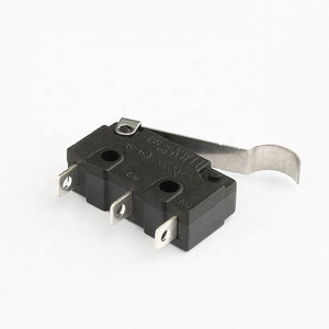 Mini elektrik mikro anahtarı 250v tek kutuplu SP-DT basmalı düğme 3 Pin mikro anahtarı düğmesi - Product Image 2