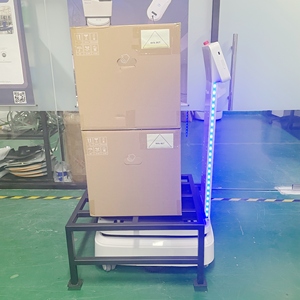 Intelligent Mobile Logistics <strong>Robots</strong> Lift 5CM <strong>Load</strong> 150KG With Auto ReCharging AGV <strong>Robot</strong> for Factory and Warehouse - Product Image 4